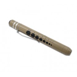Linterna Rhino Rescue Médico LED con indicador de pupila y regla de enfermería.