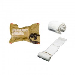 Vendaje de emergencia de 4" color blanco de Rhino Rescue.