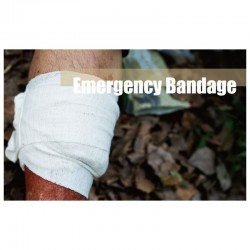 Vendaje de emergencia de 4" color blanco de Rhino Rescue.